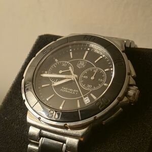 Tag Heuer Formula 1 Black and Silver Watch
